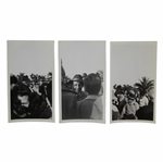 Three (3) Circa 1950s Bing Crosby Original Photos from California Golf Tournament