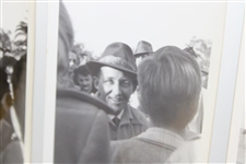 Three (3) Circa 1950's Bing Crosby Original Photos from California Golf Tournament