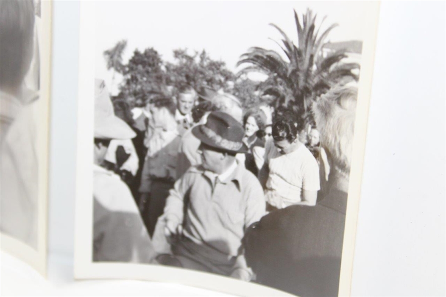 Three (3) Circa 1950's Bing Crosby Original Photos from California Golf Tournament