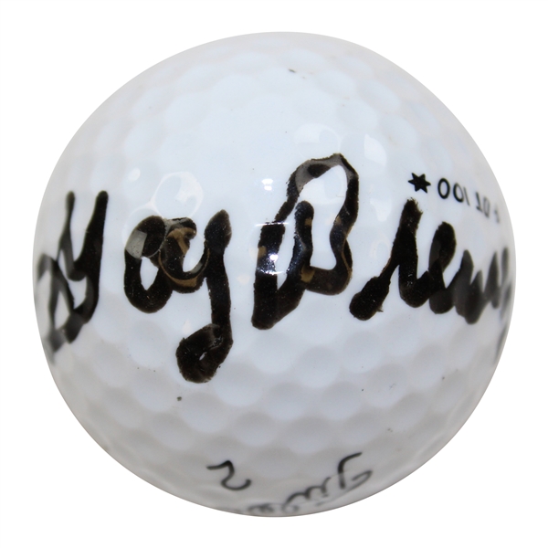 Gay Brewer Signed Titleist DT 100 Golf Ball JSA #N93744