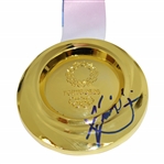 Xander Schaufele Signed 2020 Tokyo Olympic Replica Gold Medal with Ribbon JSA ALOA