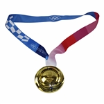 Xander Schaufele Signed 2020 Tokyo Olympic Replica Gold Medal with Ribbon JSA ALOA