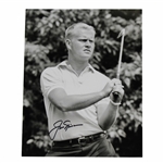 Jack Nicklaus Signed 1959 US Open at Winged Foot Golf Club B&W Photo with Letter JSA ALOA