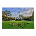 Jack Nicklaus Signed Augusta National Golf Club Clubhouse Founders Circle Photo with Letter JSA ALOA