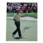 Jack Nicklaus Signed 1986 Masters "Walk down the 18th Fairway" Photo with Letter JSA ALOA