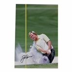 Jack Nicklaus Signed 1986 Masters Bunker Shot Photo with Letter JSA ALOA