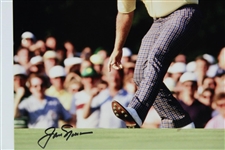 Jack Nicklaus Signed 1986 Masters Putter Aloft Photo with Letter JSA ALOA