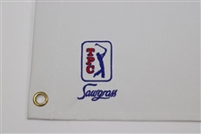 Si Woo Kim Signed 2017 The Players Championship Embroidered Flag JSA ALOA