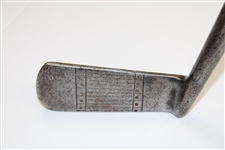 Cann & Taylor Hand Forged JH Taylor Autograph' Taylor's Putter - No. 303866/08 with Shat Stamp