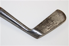 Cann & Taylor Hand Forged JH Taylor Autograph' Taylor's Putter - No. 303866/08 with Shat Stamp
