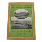 1927 US Open Championship at Oakmont CC Program - Tommy Armour Winner
