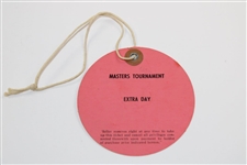 Circa 1970's Masters Tournament 'Extra Day' Circle Ticket #242 - Second One We've Seen