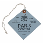 1986 Masters Tournament Wednesday Ticket #03284 - Par 3 Contest