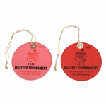 1971 & 1973 Masters Tournament Wednesday Tickets #6157 & #6650 - Par 3 Contest
