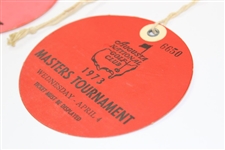 1971 & 1973 Masters Tournament Wednesday Tickets #6157 & #6650 - Par 3 Contest