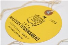 1975, 1976, & 1977 Masters Tournament Wednesday Tickets #10674, #8053, & #11459 - Par 3 Contest