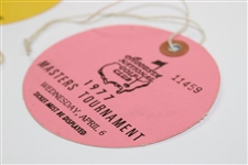 1975, 1976, & 1977 Masters Tournament Wednesday Tickets #10674, #8053, & #11459 - Par 3 Contest