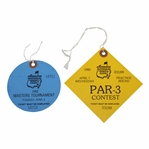 1982 Masters Tournament Tuesday & Wednesday (Par 3) Tickets #10711 & 03188