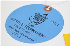 1982 Masters Tournament Tuesday & Wednesday (Par 3) Tickets #10711 & 03188