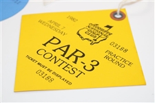 1982 Masters Tournament Tuesday & Wednesday (Par 3) Tickets #10711 & 03188