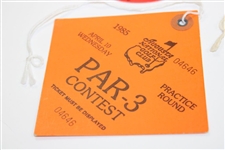 1984, 1985, & 1987 Masters Tournament Wednesday Tickets #01702, #04646, & #21388 - Par 3 Contest