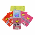 Ray Floyd Signed 1996 Masters Ticket with Five Practice Round Tickets & 1990 Parking Sticker JSA ALOA 