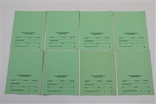 Masters Spectator Guides, Bag Check Cards, Used Scorecard, & Practice Round Application Cards
