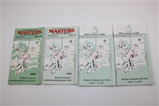 Masters Spectator Guides, Bag Check Cards, Used Scorecard, & Practice Round Application Cards