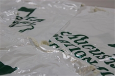 Five (5) Augusta National Golf Club Plastic Bags with Drawstrings
