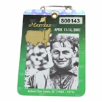 2002 Masters Tournament SERIES Badge #S00143 - Tiger Woods Winner