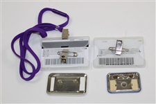 Lynette Coody's 1971, 1995, 2010, & 2019 Masters Clubhouse Badges 