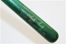 Charles Coody's Personal 1971 Masters Hillerich & Bradsby Louisville Commemorative Mini Green Bat