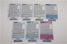 2017 Masters Tournament Monday-Sunday Full Tournament Week Ticket Set - Segio Garcia Winner