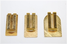 Charles Coody's Personal PGA Tour Member Money Clips - 1986, 1994 & 2005