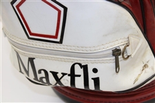 Dave Eichelberger Personal Maxfli Red/Gold/White Full Size Dunlop Golf Bag