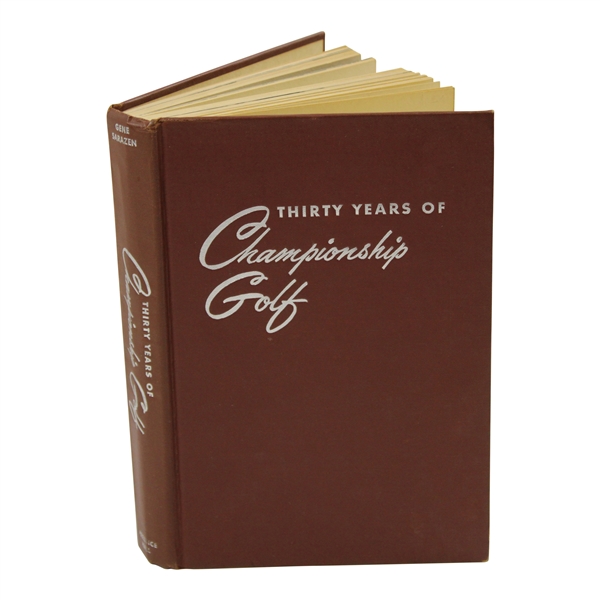 1950 Thirty Years of Championship Golf First Edition Book by Gene Sarazen with Herbert Warren Wind