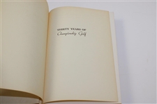 1950 'Thirty Years of Championship Golf' First Edition Book by Gene Sarazen with Herbert Warren Wind