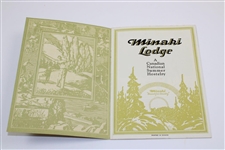 Vintage 'Minaki Beautiful Country Lodge: A Canadian National Summer Hostelry' Advertising Brochure
