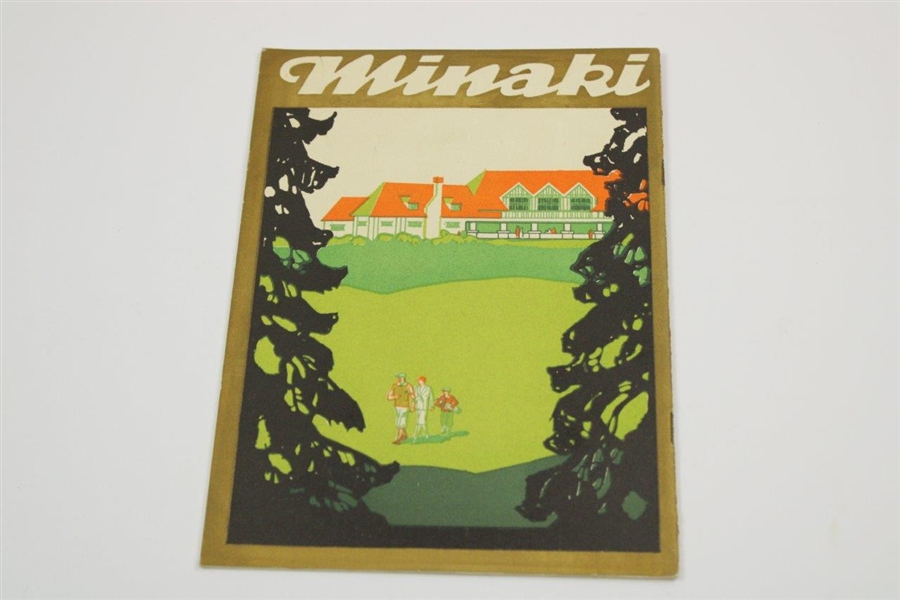 Vintage 'Minaki Beautiful Country Lodge: A Canadian National Summer Hostelry' Advertising Brochure