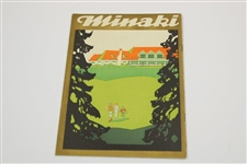 Vintage 'Minaki Beautiful Country Lodge: A Canadian National Summer Hostelry' Advertising Brochure