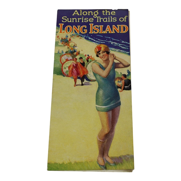 1924 Along the Sunrise Trails of Long Island Railroad Pennsylvania Station, New York Advertising/Travel Brochure