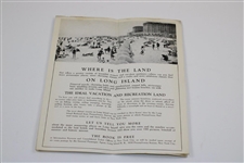 1924 'Along the Sunrise Trails of Long Island' Railroad Pennsylvania Station, New York Advertising/Travel Brochure
