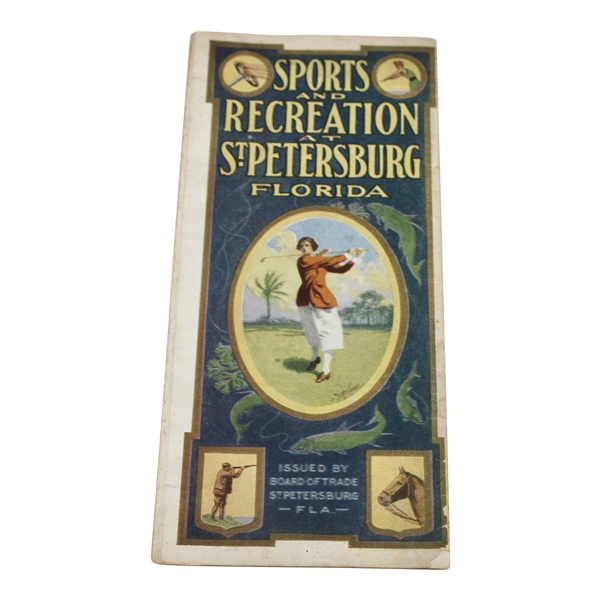 Vintage 'Sports and Recreation at St. Petersburg Florida' Board of Trade Advertising/Travel Brochure
