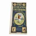 Vintage Sports and Recreation at St. Petersburg Florida Board of Trade Advertising/Travel Brochure