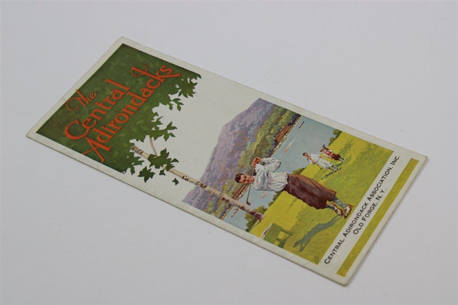 Vintage The Central Adirondacks - Old Forge NY Advertising/Travel Brochure