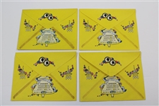 Vintage Unique Maryland Maid Golf Themed Human Hair Net Display with Contents