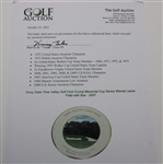Vinny Giles' Pine Valley Golf Club Crump Memorial Cup Senior Medalist Lenox Plate with Box - 2007