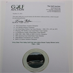 Vinny Giles' Pine Valley Golf Club John Arthur Brown Trophy Winner Lenox Plate - 1994