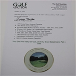 Vinny Giles' Pine Valley Golf Club John Arthur Brown Trophy Lenox Plate - 2002