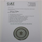 Vinny Giles' 2004 USSGA Sea Island Lenox Plate with Box